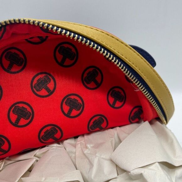 Loungefly Marvel Thor Love & Thunder Cosplay Mini Backpack Glow in Dark New - Picture 10 of 10